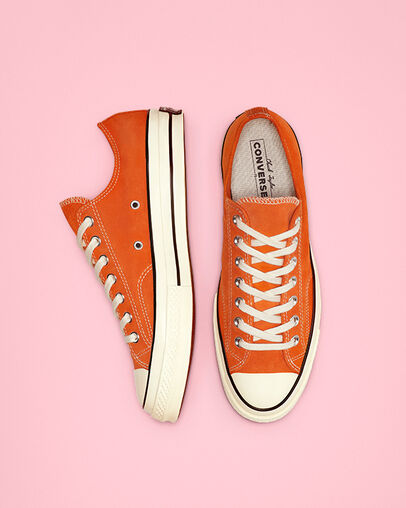 Suede Chuck 70 Campfire Orange/Black/Egret