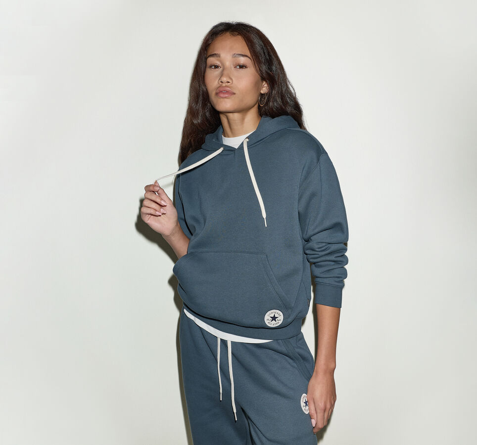 Chuck Taylor Patch Pullover Hoodie Wrought With Iron