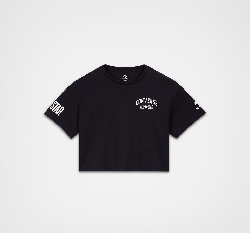 All Star Cropped Converse Black