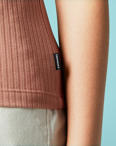 High Neck Tank Rose Gold, Detail View