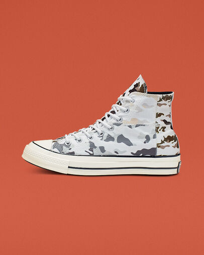 Blocked Camo Chuck 70 White/Carbon Grey/Egret