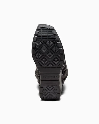 Converse x Martine Ali Chuck 70 De Luxe Wedge Black/Black/Black, Outsole View