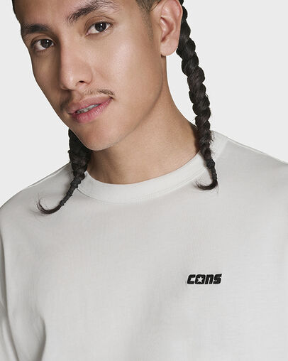 CONS Embroidered Loose Fit T-Shirt White