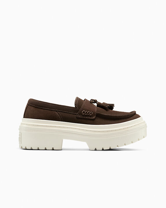 Chuck Taylor All Star Lugged Heel Loafer Platform Suede Women's
