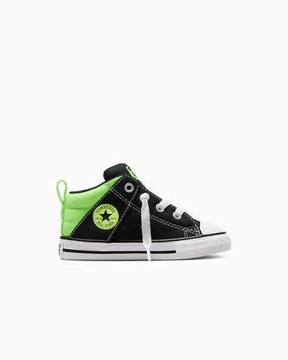 Chuck Taylor All Star Axel Hyper Brights Black/Slime Light/White, Outer Side View