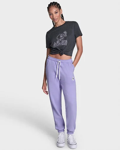 Retro Chuck Taylor Patch Joggers Very Peri Purple