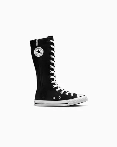 Chuck Taylor All Star XHi Black/White/Black, Outer Side View