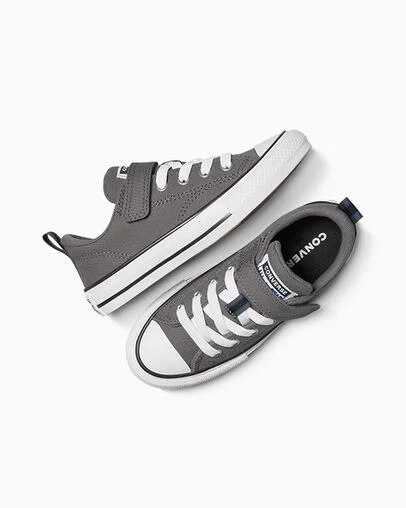 Chuck Taylor All Star Malden Street Easy-On Sharkskin/White/Black, Angled View