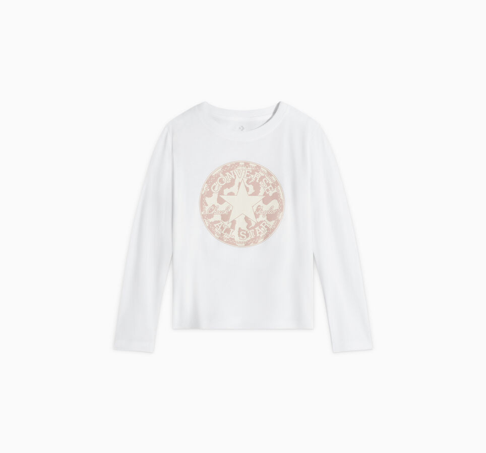 Leopard Long-Sleeve T-Shirt White