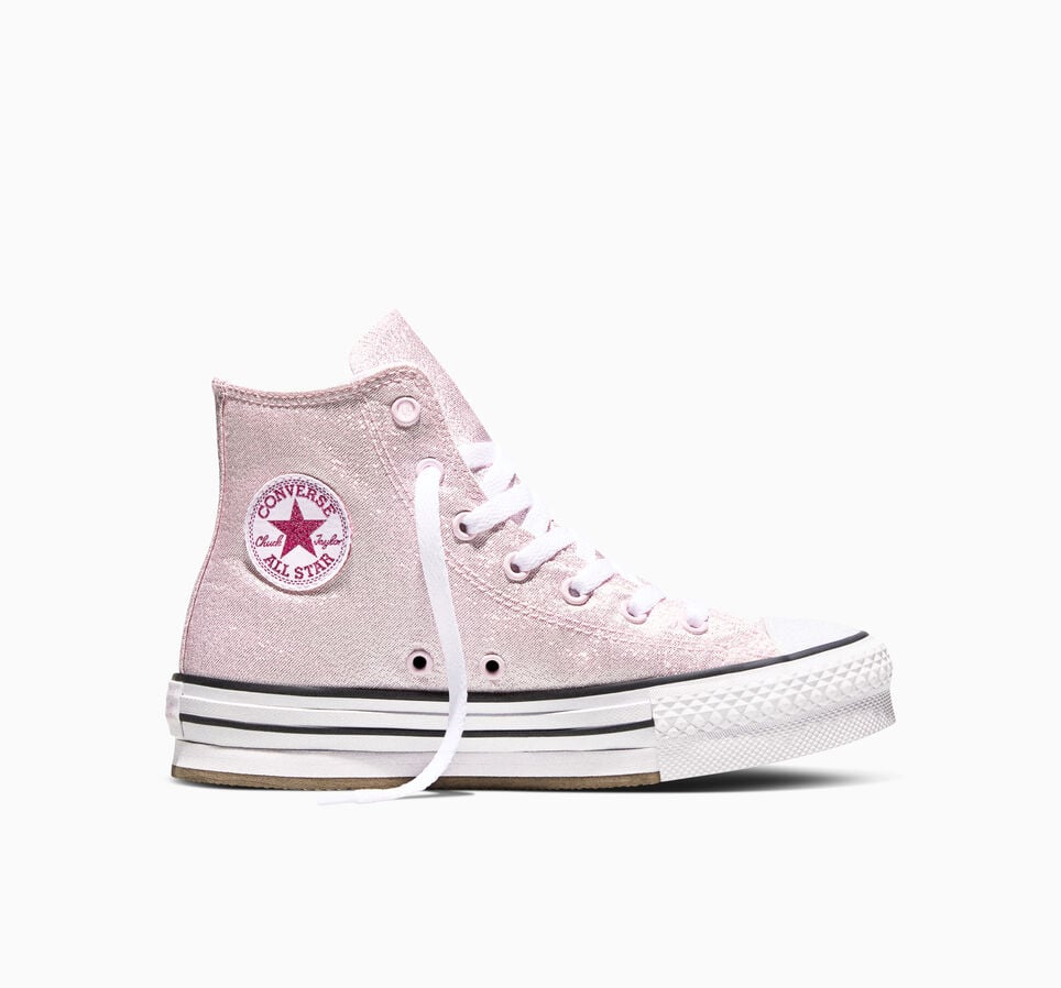 Chuck Taylor All Star Lift Platform Shine New Found Bloom/White/Black