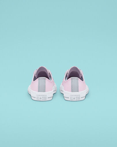 Leather and Sparkle Chuck Taylor All Star Pink Foam/Wolf Grey/White