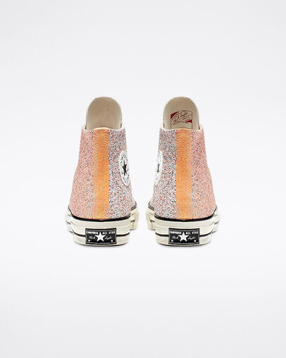 Converse x JW Anderson Glitter Chuck 70 High Top Nasturtium/Egret/Black