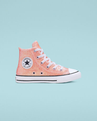 Coated Glitter Chuck Taylor All Star Barely Rose/Black/White