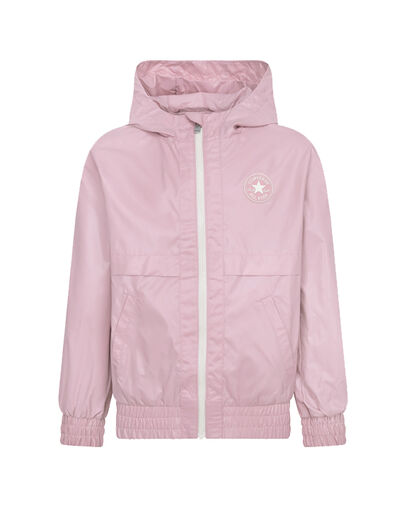 Lightweight Windbreaker Converse Lotus Pink, Front View