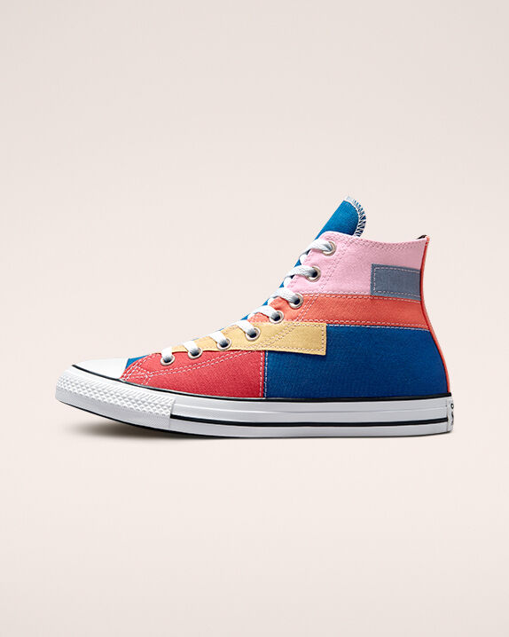 colorful patch converse