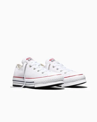 Chuck Taylor All Star EVA Lift Platform Canvas White/Garnet/Navy, Outer Side View