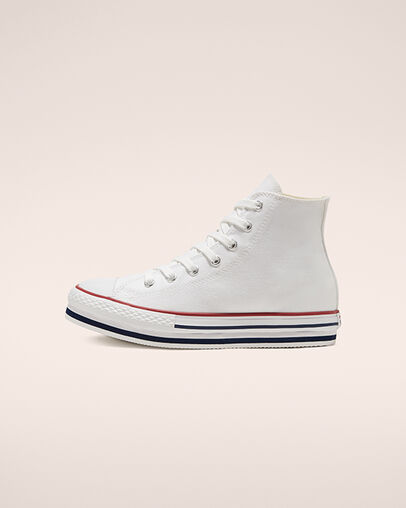 Everyday Platform Chuck Taylor All Star White/Midnght Navy/Garnet