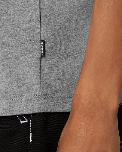 Stacked Logo Tee Mason Grey