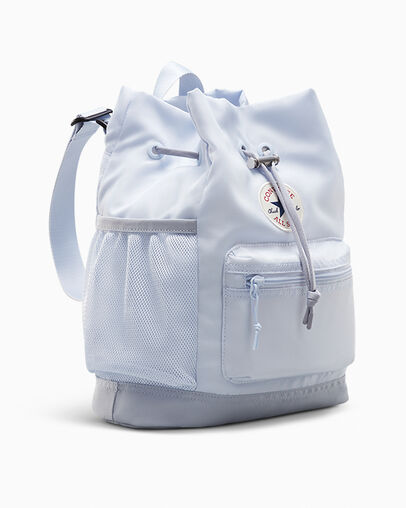 Go Lo Cinched Bucket Bag Blueberry Ice, 3/4 View