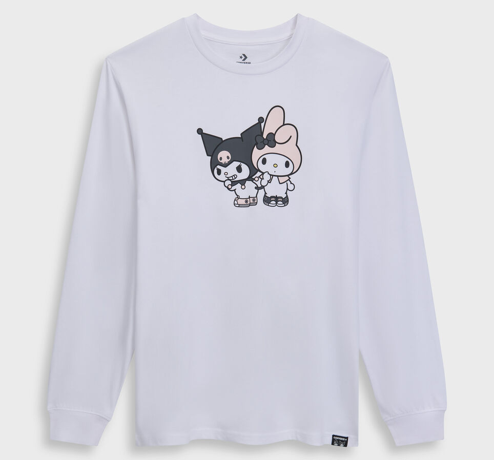 Converse x Hello Kitty&reg; and Friends Long Sleeve T-Shirt White 10A