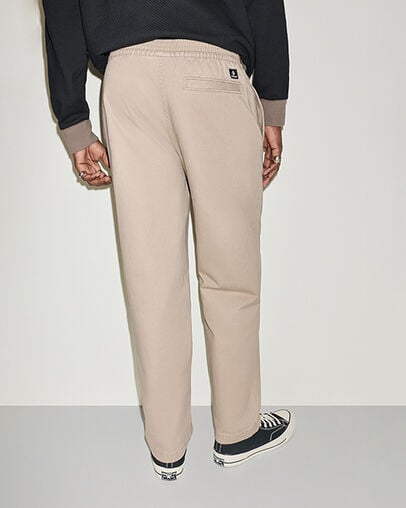 Straight Leg Pants Vintage Cargo Brown, Detail View