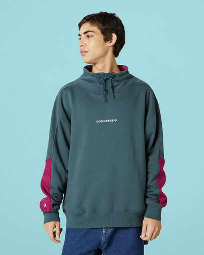 Wordmark Funnel Neck Faded Spruce
