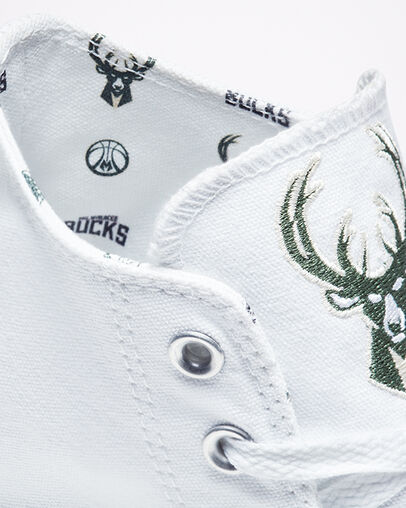 Milwaukee Bucks Converse x NBA Chuck Taylor All Star White/White/White