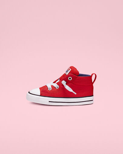 Chuck Taylor All Star Street Mid Habanero Red/Navy/White