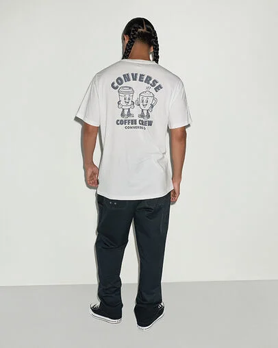 Coffee Crew Short-Sleeve T-Shirt White 10A