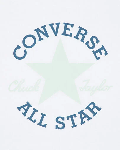 Boxy T-Shirt White/Slacker Blue