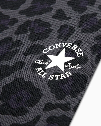 Chuck Taylor Leopard Barrel Pant Dark Matter, Full Body View