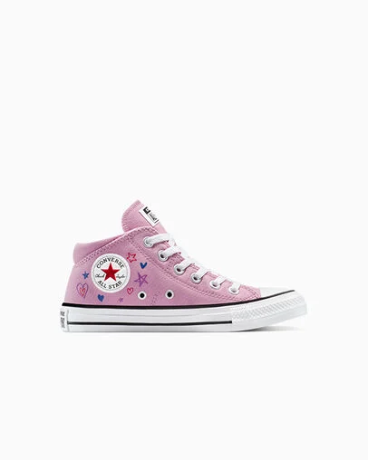 Chuck Taylor All Star Madison Doodles Cliffside Rose/White/Black, Outer Side View