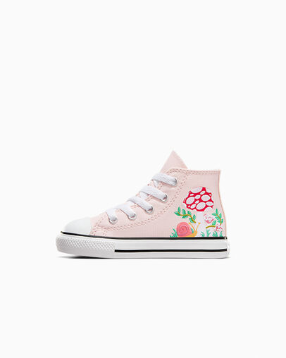 Chuck Taylor All Star Embroidered Mushroom Blush Hush Pink /Firestormed/White, Inner Side View