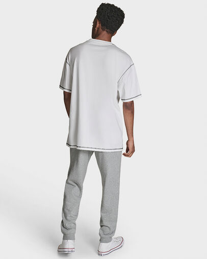 CONS Embroidered T-Shirt White 10A, Detail View