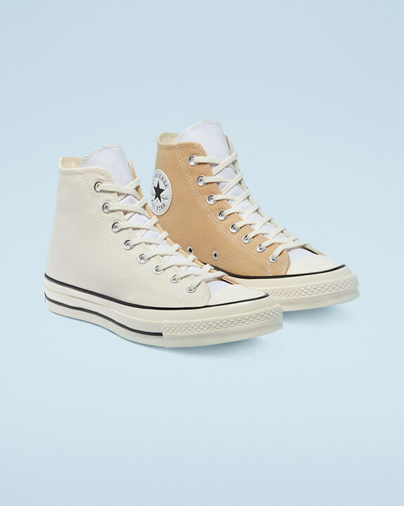gold converse high tops