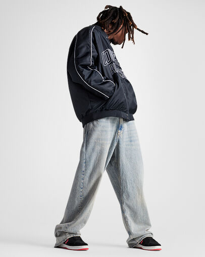 Converse Weapon Leather Black/Red/Vintage White, On Foot Shot 1