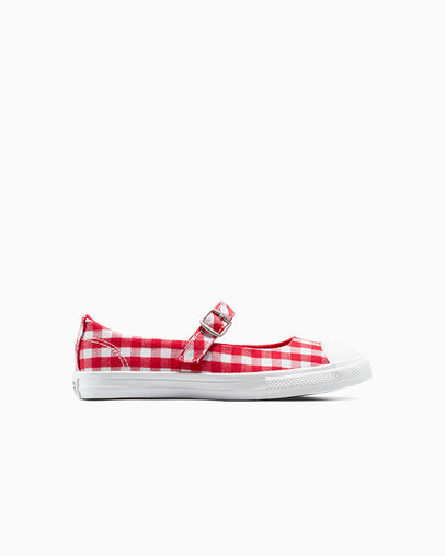 Chuck Taylor All Star Dainty Mary Jane Easy-On Checkered Red/Vintage White/White