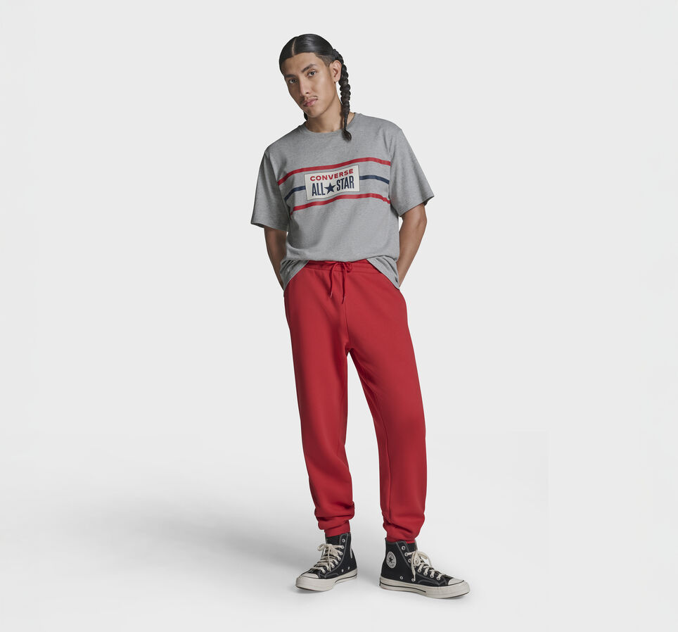 Chuck Taylor All Star Patch Joggers Red