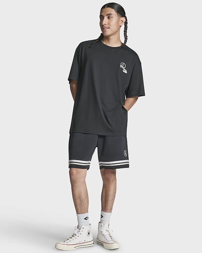 Caf&eacute; T-Shirt Black, Back View