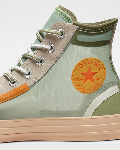 Translucent Mesh Utility Chuck Taylor All Star Deep Emerald/Shimmer/Papyrus