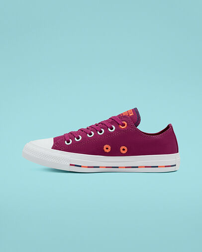 Varsity Remix Chuck Taylor All Star Rose Maroon/Vermillion Red