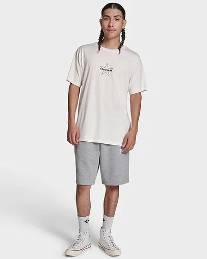 Star T-Shirt Egret, Detail View