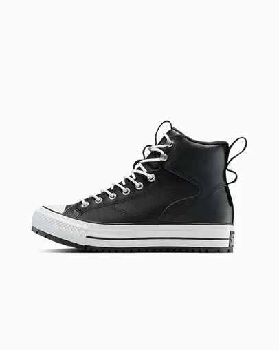 Chuck Taylor All Star Water-Repellent Hiker Boot Black/Black/White, Inner Side View