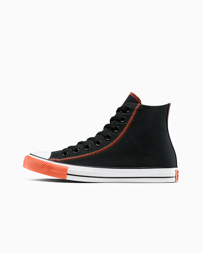 Chuck Taylor All Star Neon Pop Black/Fire Drill/White, Inner Side View