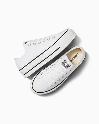 Chuck Taylor All Star Lift Platform Canvas White/Black/White, Outer Side View