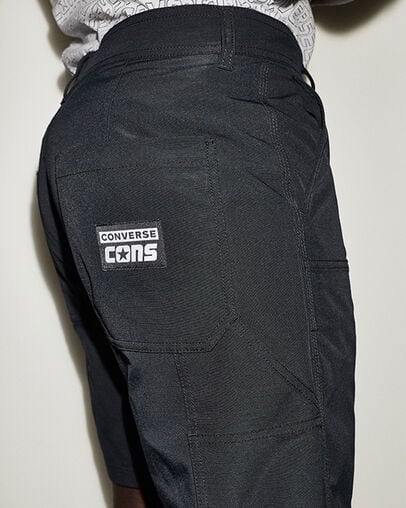 Converse CONS Double Knee Relaxed Shorts Converse Black