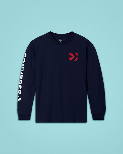 Wordmark Long Sleeve Obsidian