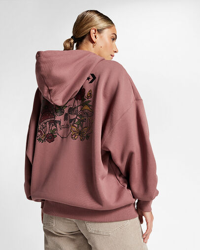 Blooming Full-Zip Hoodie Saddle, Full Body View