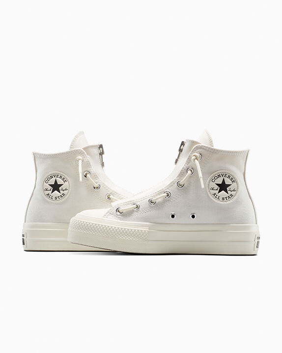 Chuck Taylor All Star Lift Platform Zipper Women's High Top Shoe