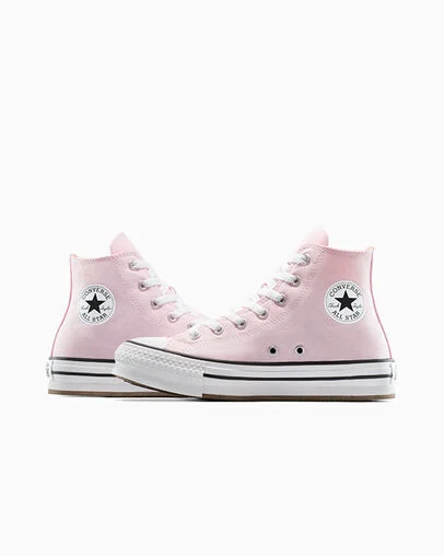 Chuck Taylor All Star EVA Lift Platform Canvas Sugar Berry/White, Detail Angle View